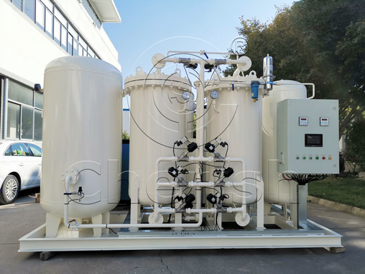 Программа PLC контролирует генератор кислорода PSA используемый в медицинском
